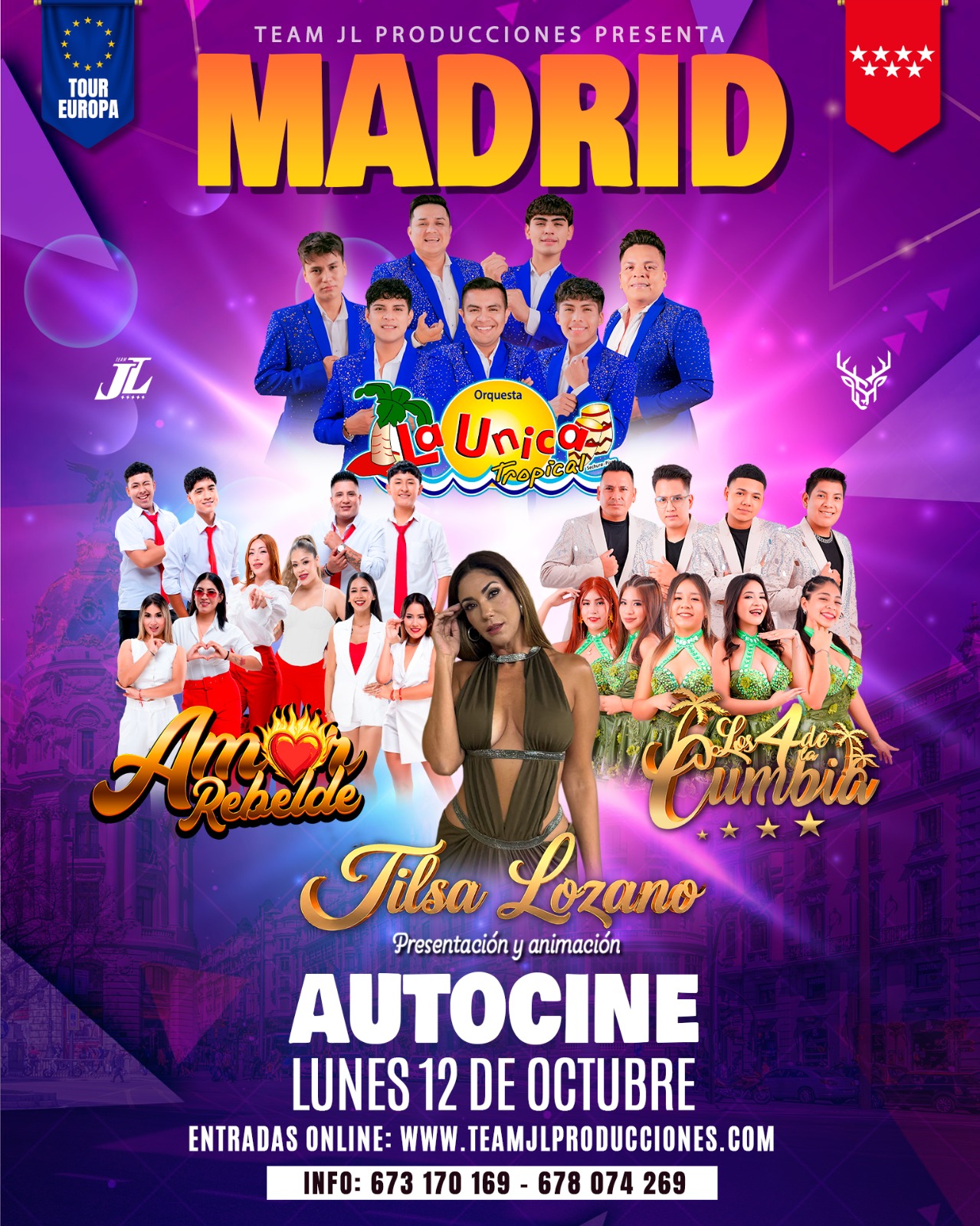 Flyer Concierto Madrid